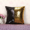 Black and Gold sequins mermaid pillow