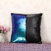 Green and Black sequins mermaid pillow