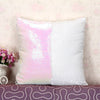 White Symphony Ivory sequins mermaid pillow