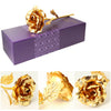 Golden Rose On Box 3 Different Angles