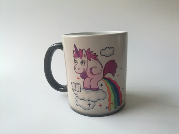 Be A Unicorn Mug with unicorn fully revealed