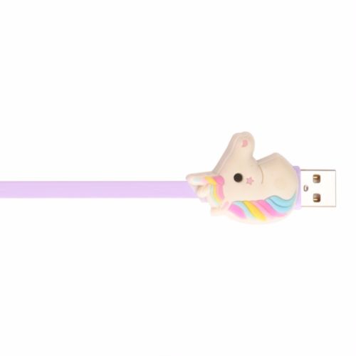Rainbow Unicorn Cable Charger USB side